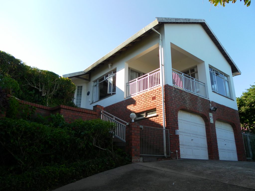Looking up the Driveway at the House